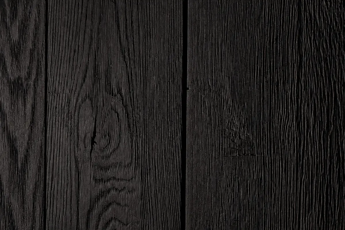 Black Oak — Oberflächenstruktur im Detail (Makroaufnahme)